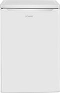 Refrigerador con congelador pequeño Bomann® | Refrigerador con 2 estantes | silencioso | con congelador de 4 estrellas | refrigerador pequeño con compartimento para frutas y verduras | bisagra de puerta reversible | KS 7251 blanco