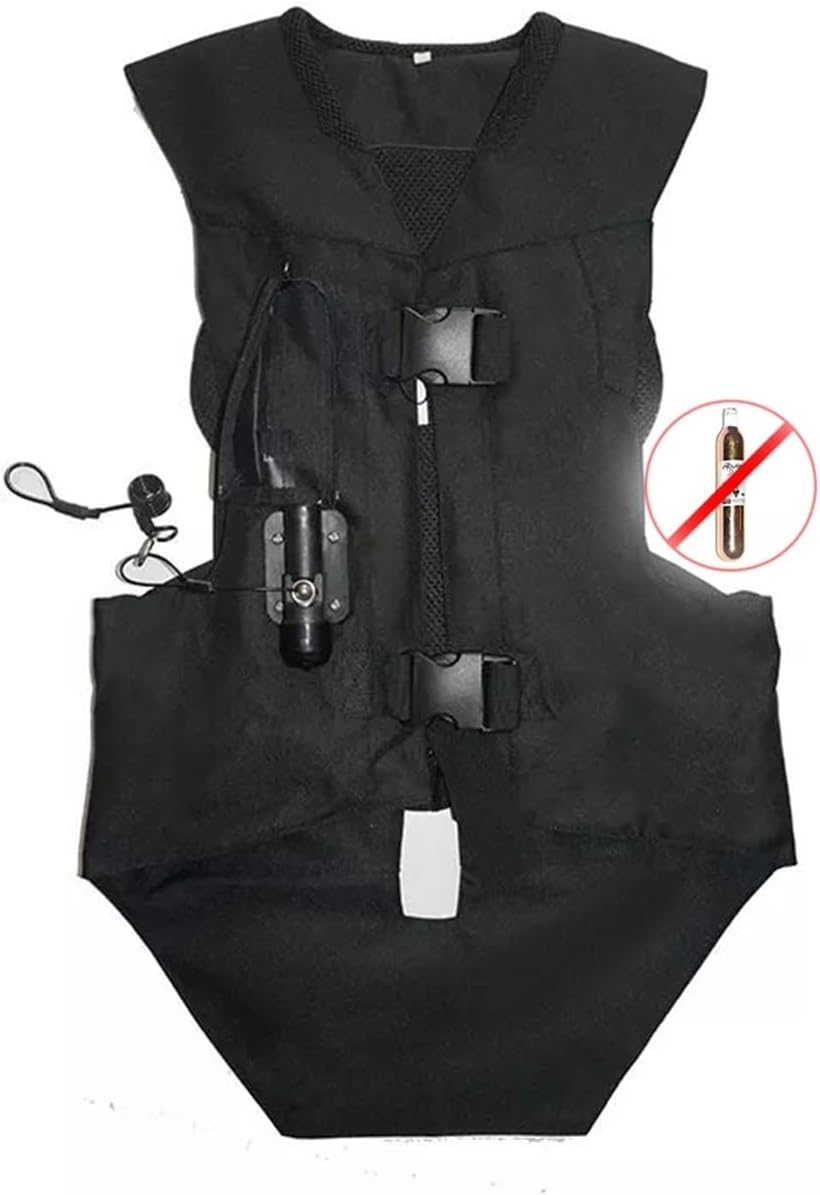 Chaleco airbag de equitación unisex, chaqueta de airbag para moto/equitación, activación de airbags en 0,1 segundos