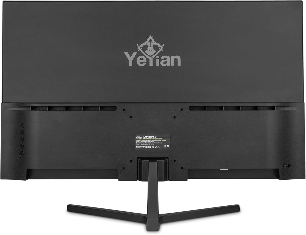 Monitor de juego plano YEYIAN Dash X24 FHD de 24" FullHD | 1920×1080 | Panel VA | 178° de visión | 3000:1 | 100 Hz | 16:9 | 16,7 millones de colores | 4 ms de respuesta | VESA | HDMI 1.4 / VGA