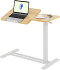 Mesa auxiliar FLEXISPOT: mesa para portátil y mesa de cama flexible con tablero inclinable, altura ajustable y móvil, ideal para sofá, cama y momentos de lectura (Arce, 80x40cm)