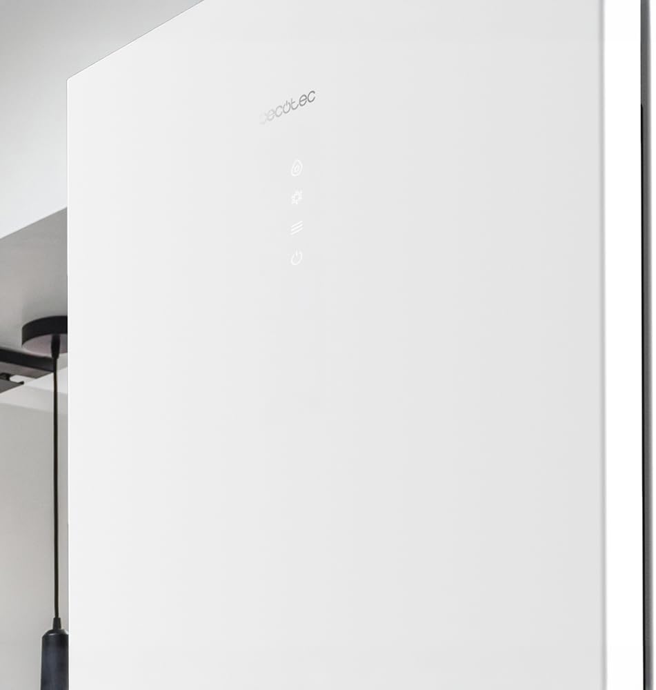 Frigorífico combi Cecotec Bolero CoolMarket Combi 356 White Glass E. 356L, Total No Frost, Multi Airflow, modo vacaciones, Humidity Box, puerta reversible, alarma de puerta.