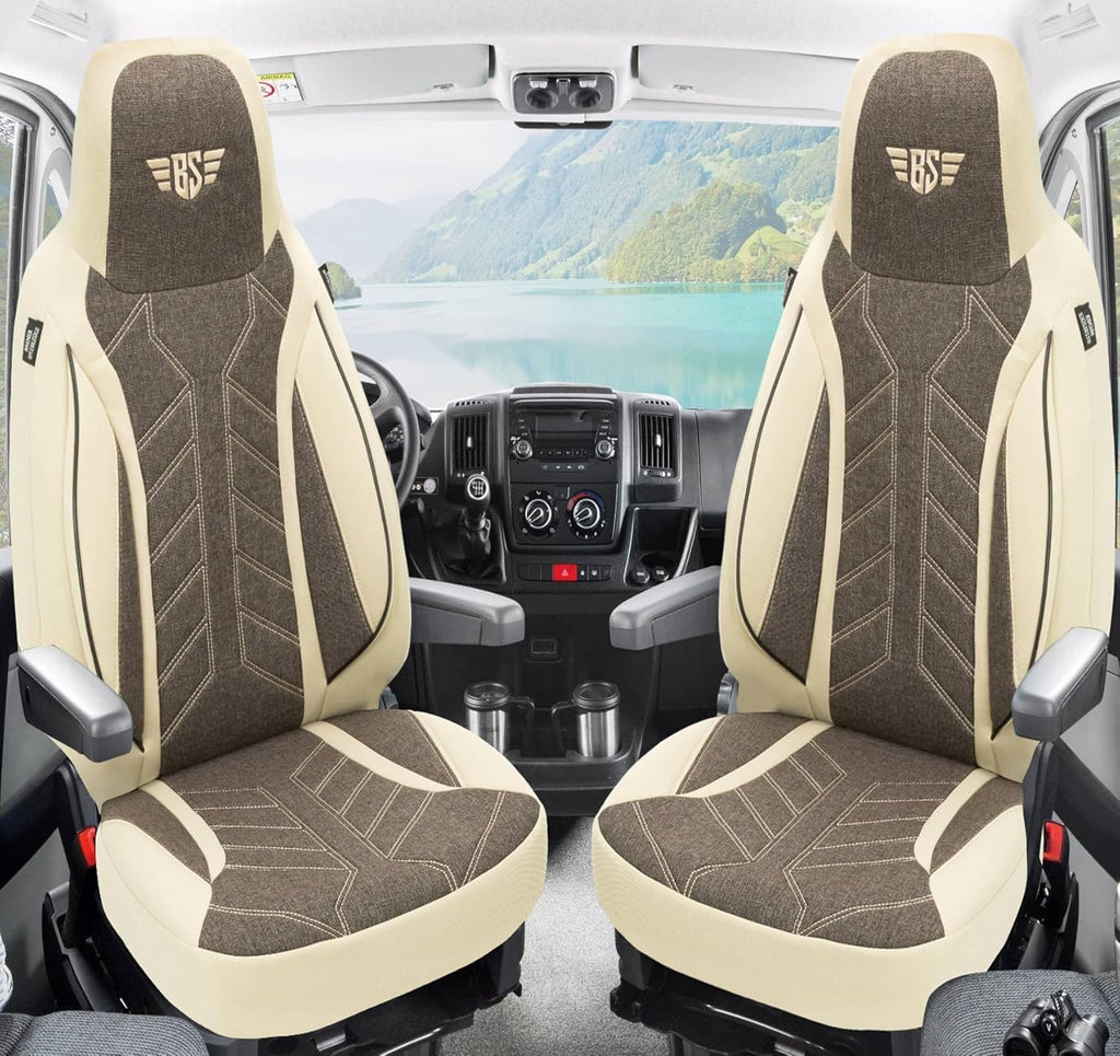 BREMER SITZBEZÜGE Fundas de Asiento para Autocaravana La Marca Ducato Jumper Boxer PLKT211