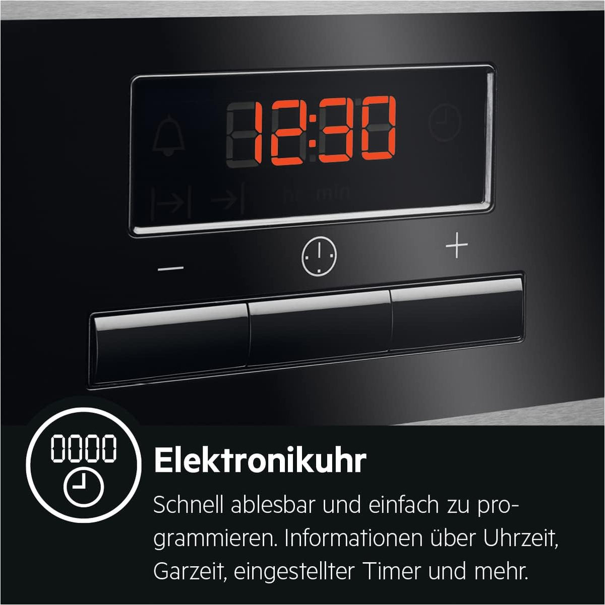Horno empotrable AEG – Serie 5 Aire caliente circular: resultados de cocción uniformes en 3 niveles – Autolimpieza por pirólisis – 25 programas automáticos – Pantalla táctil LED – Calentamiento rápido – Negro – BPE53516AB