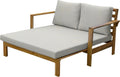 Cama tipo lounge Primaster Capri incl. colchón, cama de sol 141x130x35cm, tumbona de sol