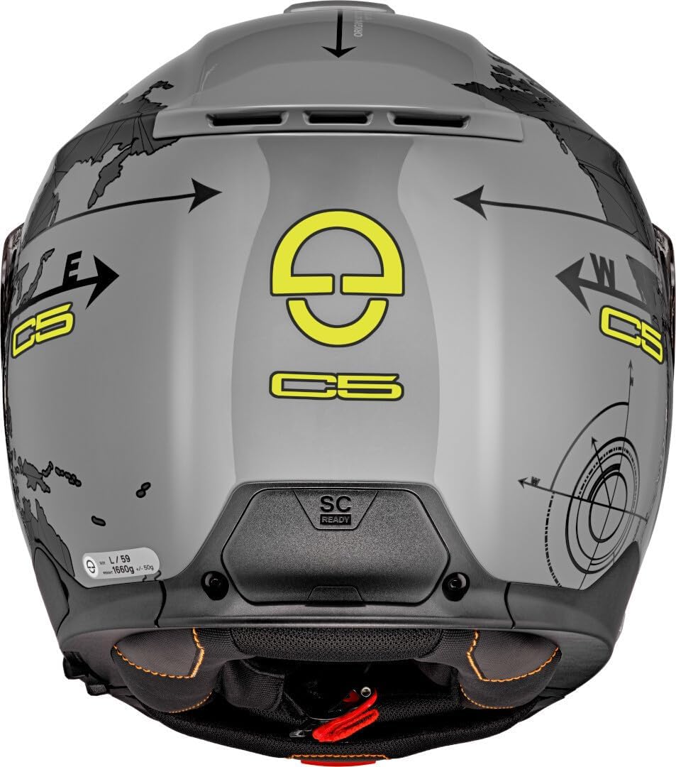 Casco modular SCHUBERTH C5 Gris 415910
