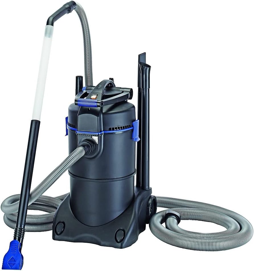 Oase 37102 PondoVac 3, 1600 W, 4000 l/h - Aspirador de lodos para estanques, aspirador para piscinas para una limpieza rápida del fondo, tratamiento de agua, para todo tipo de estanques y uso doméstico