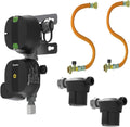 Kit completo de regulador de gas para camping Truma DuoControl CS 30mbar vertical