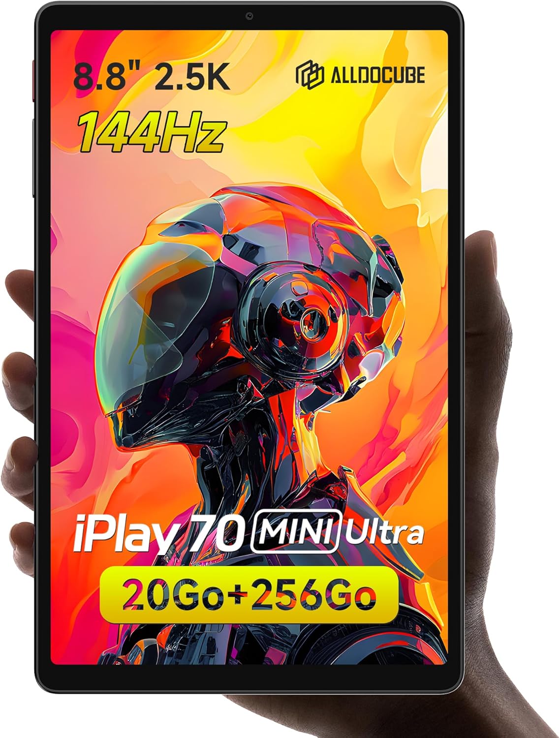 ALLDOCUBE iPlay 70 Mini Ultra - Tableta 8.8" - Snapdragon 7+Gen3 | Pantalla 2.5K 144Hz | 20+256GB+1TB TF | Android 14+OTA | 13MP | 2 HP DTS | WiFi 6 | BT 5.4 | 7300mAh