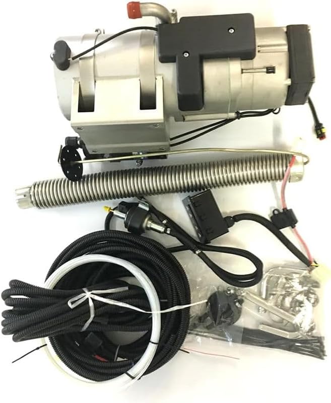 WEIMILOR Calefactor de agua 10 KW 12 V/24 V, calentador de agua, calentador de combustible líquido, calentador diésel para barco, caravana, autobús, autocaravana 12 V