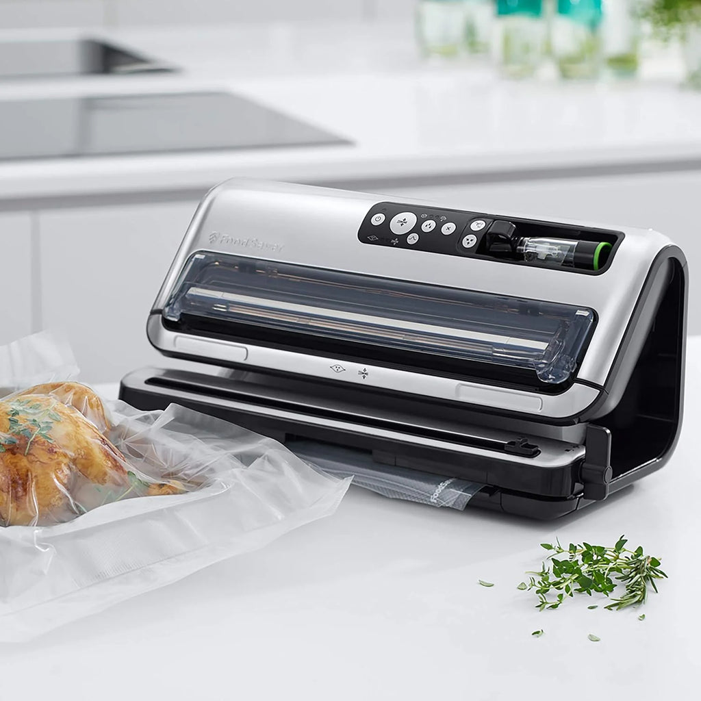FoodSaver zgrzewarka próżniowa z trybem automatycznego pakowania próżniowego, pakowarka próżniowa FFS006X