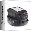 GIVI Bolsa sobredepósito XS306Y Tanklock negra 25 L + soporte compatible con Kawasaki Versys 1000 / SE 2019 2020 2021 2022 2023 2024 Mototopgun XS306Y + BF29