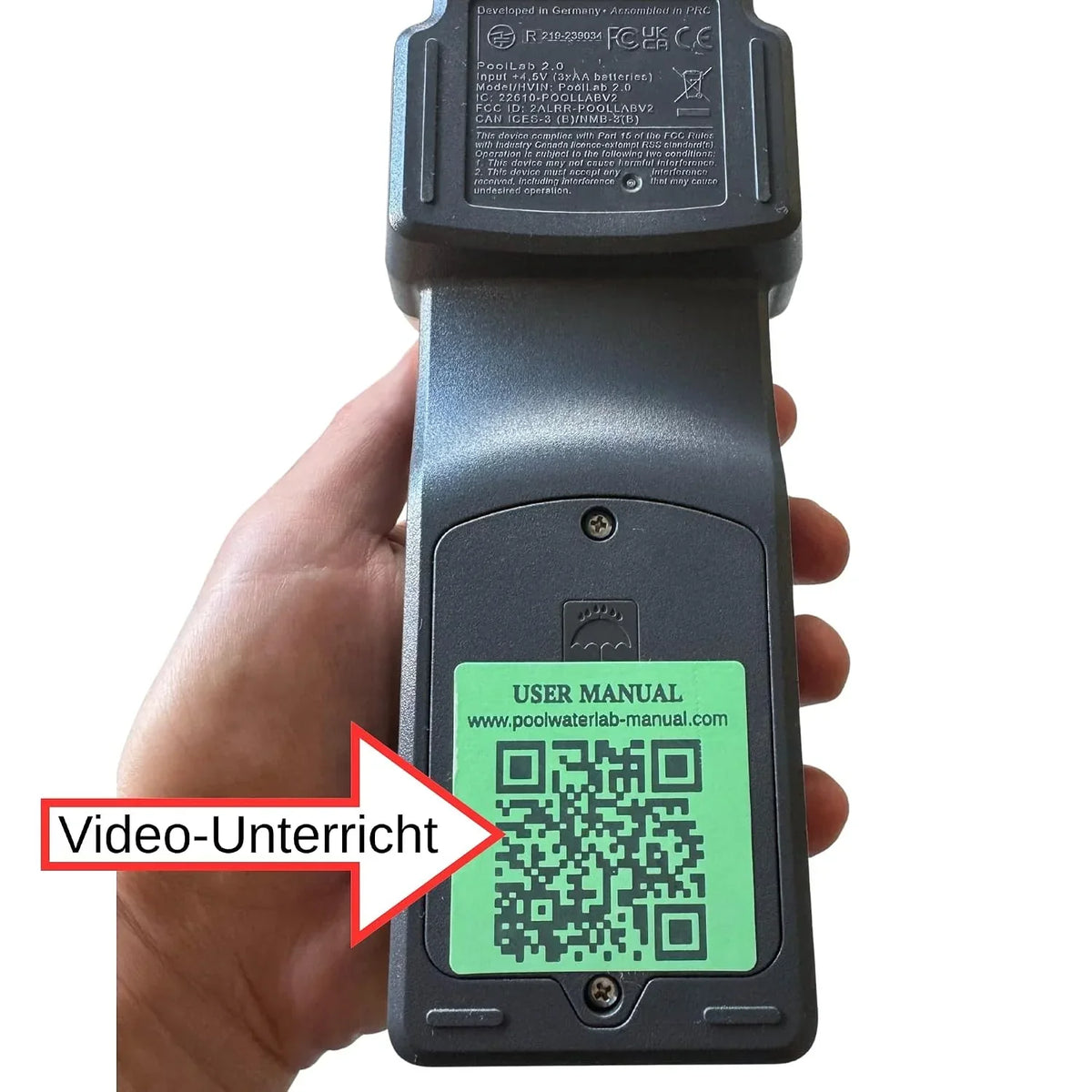 Analizador de agua para piscina 2.0, kit de 27 parámetros, Wi-Fi, Bluetooth, aplicación, medidor para piscina, spa y jacuzzi, incl. maletín y compensador de nivel de agua