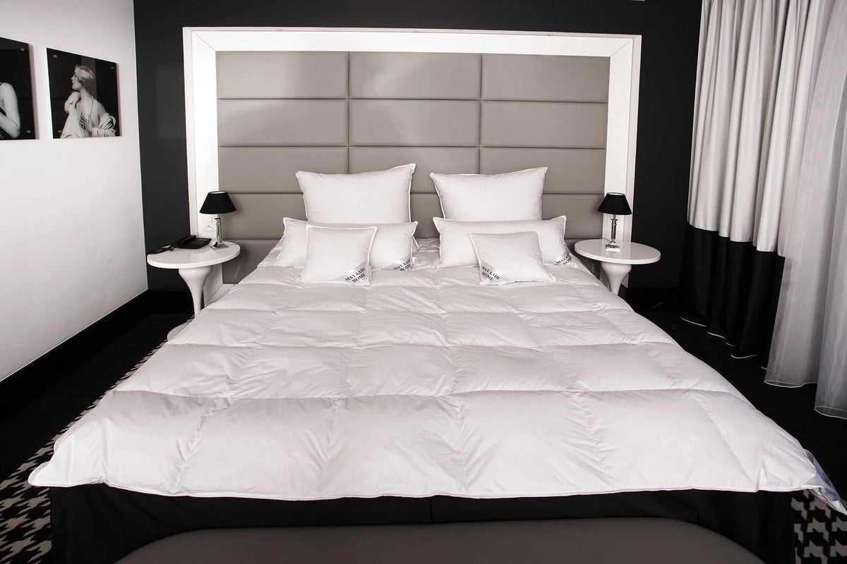 Mayaadi-Home HS85 Kołdra puchowa zimowa kołdra kołdra wierzchnia kołdra pikowana 70% puch 30% pierze 155 x 220 cm 2200 g wypełnienie bardzo ciepła