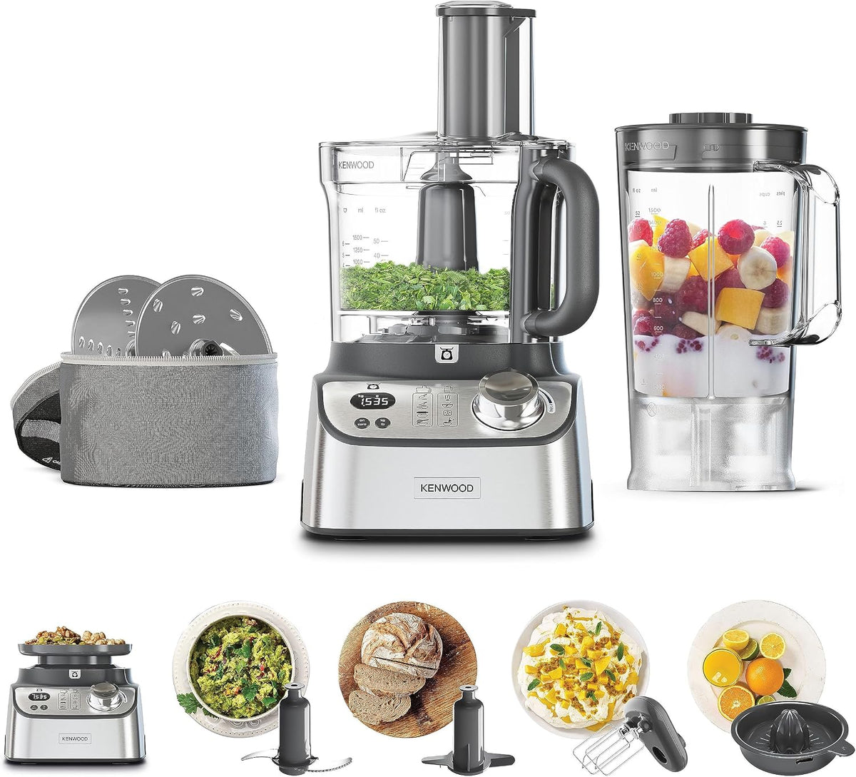 Kenwood FDM71.450SS Robot Kuchenny MultiPro Express Weigh, Srebrny