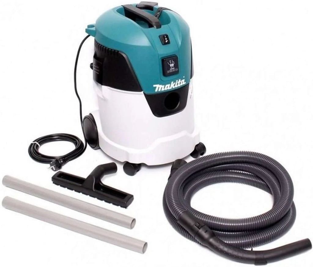 Makita VC2512L Odkurzacz Warsztatowy Sucho/Mokro, 2600 W, 230 V, Wielokolorowy, 25 L