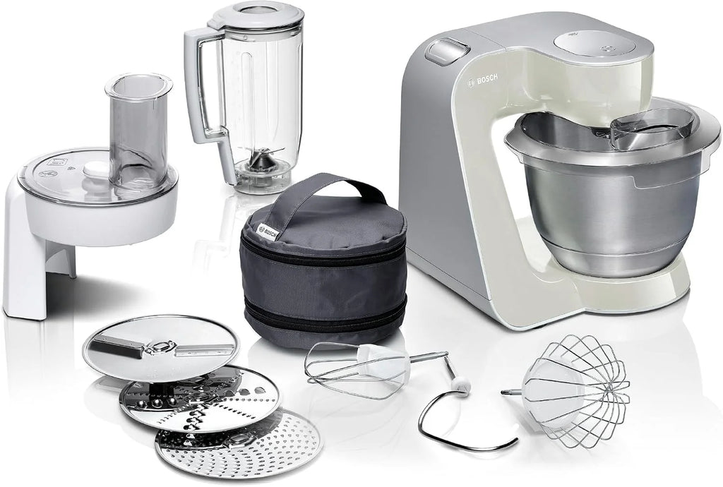 Bosch MUM5 Robot kuchenny 1000 W, MUM58L20, szary, srebrny