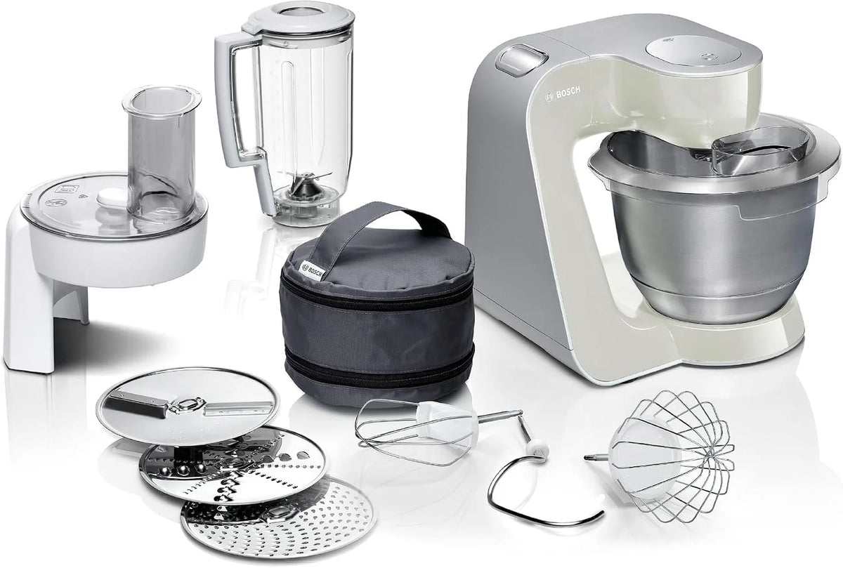 Bosch MUM5 Robot kuchenny 1000 W, MUM58L20, szary, srebrny