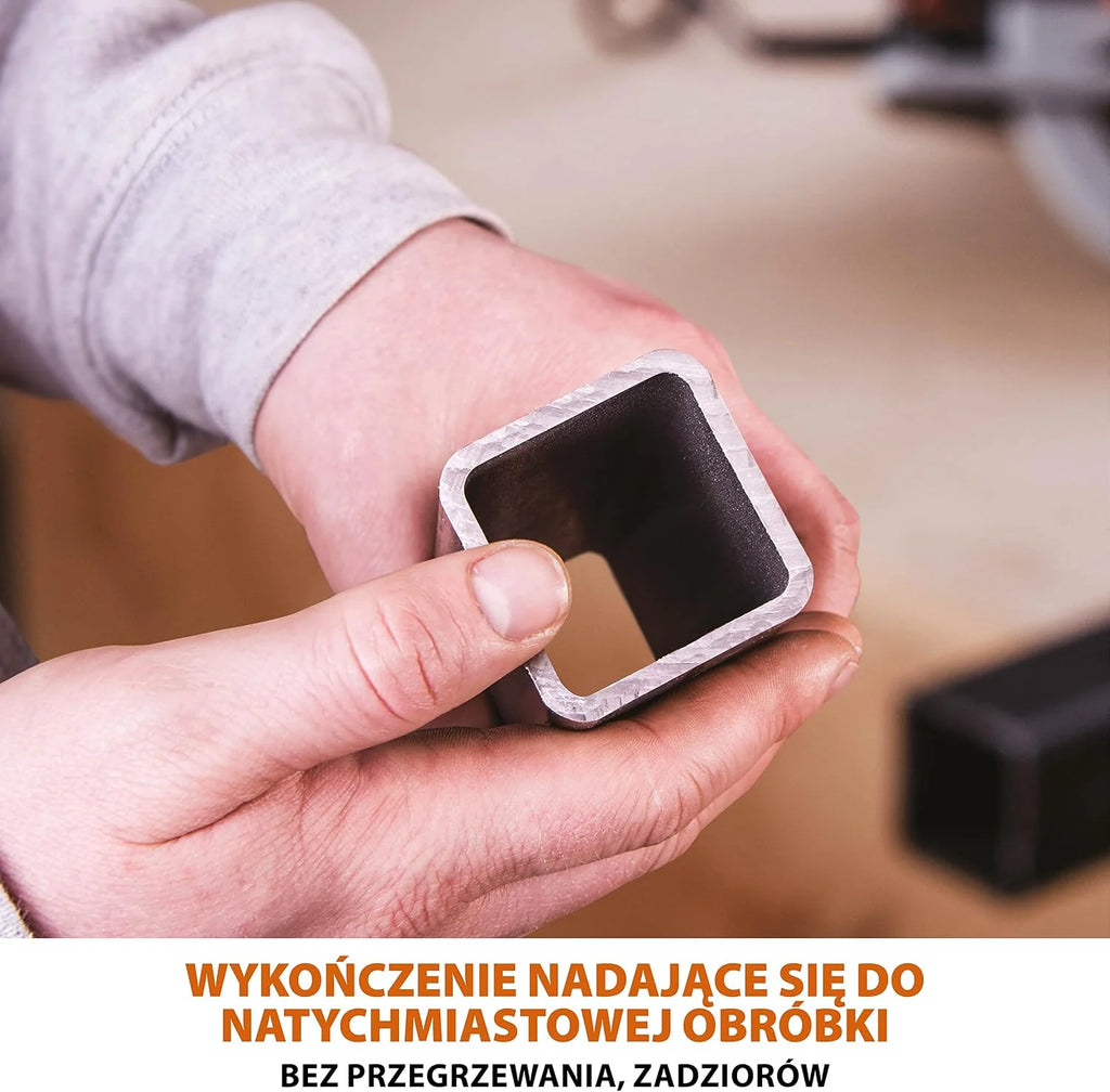 Evolution Power Tools R185CCSX Piła tarczowa i prowadnica do różnych materiałów, tnie drewno, drewno z gwoździami metal stal aluminium plastik, opcja odchylenia, w zestawie prowadnica 1020 mm, 185 mm
