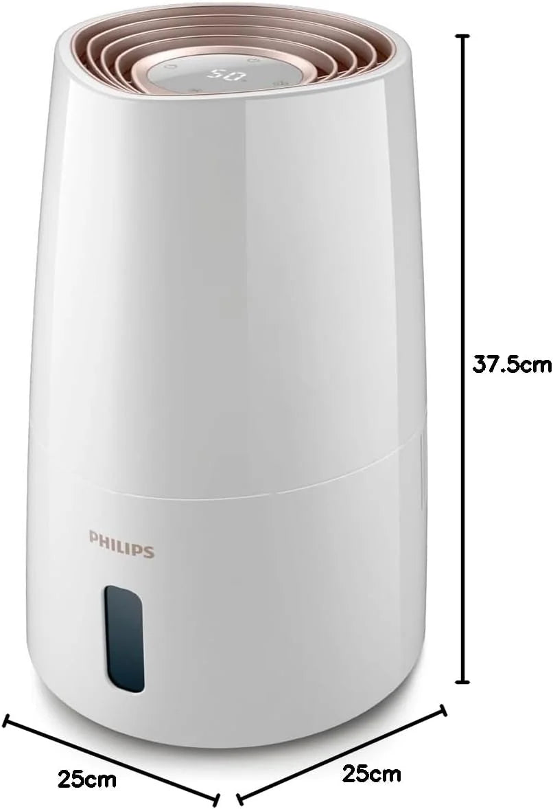 Philips Nawilżacz Ewaporacyjny serii 3000, do 45 m², NanoCloud, 3 l, Biały
