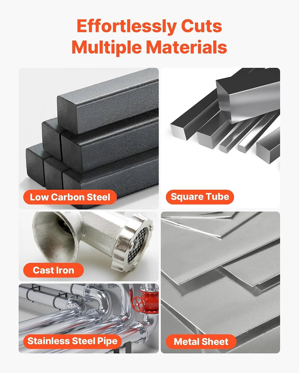 VEVOR Zestaw do cięcia plazmowego 5 w 1 – CUT/TIG/Gas MIG/Flux MIG/MMA, bezdotykowa maszyna do cięcia plazmowego 50 A i zgrzewarka synergiczna 200 A, aluminiowa spawarka impulsowa 110 V/220 V