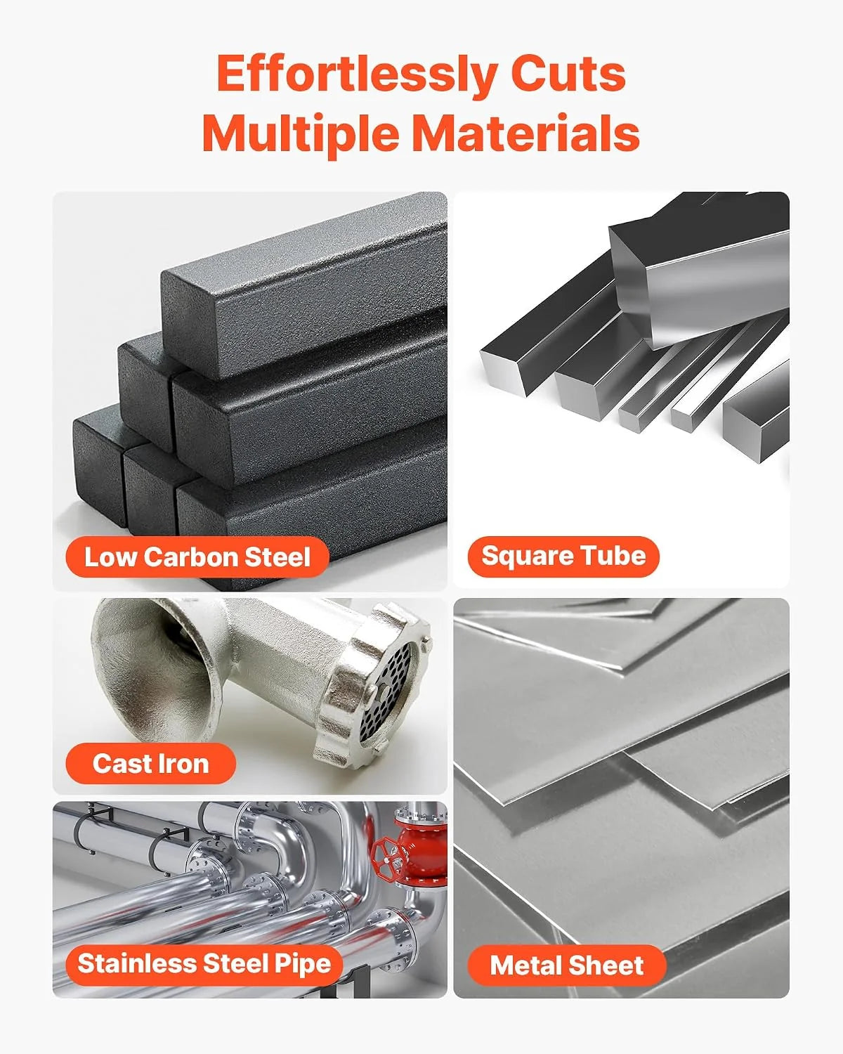 VEVOR Zestaw do cięcia plazmowego 5 w 1 – CUT/TIG/Gas MIG/Flux MIG/MMA, bezdotykowa maszyna do cięcia plazmowego 50 A i zgrzewarka synergiczna 200 A, aluminiowa spawarka impulsowa 110 V/220 V