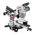 Sierra ingletadora telescópica Metabo KGS 254 M, función de tracción, 254 mm, línea de corte LED PCL, arranque suave, incl. Precision Cut Wood