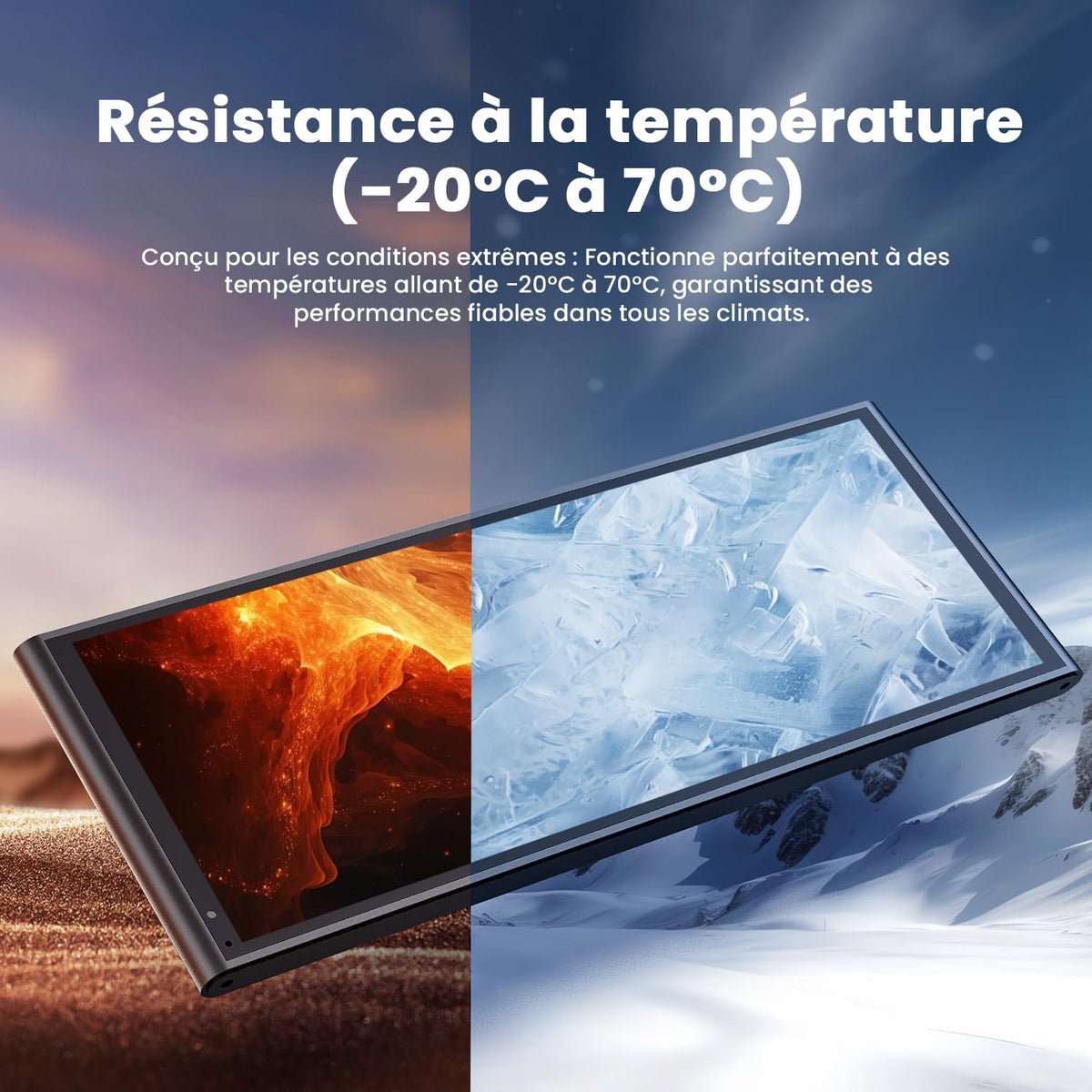 Pantalla portátil inalámbrica Krunia de 9,26" para Apple CarPlay y Android Auto, actualizaciones OTA, cámara de visión trasera, Mirror Link, Bluetooth 5.0, control por voz, navegación GPS, FM