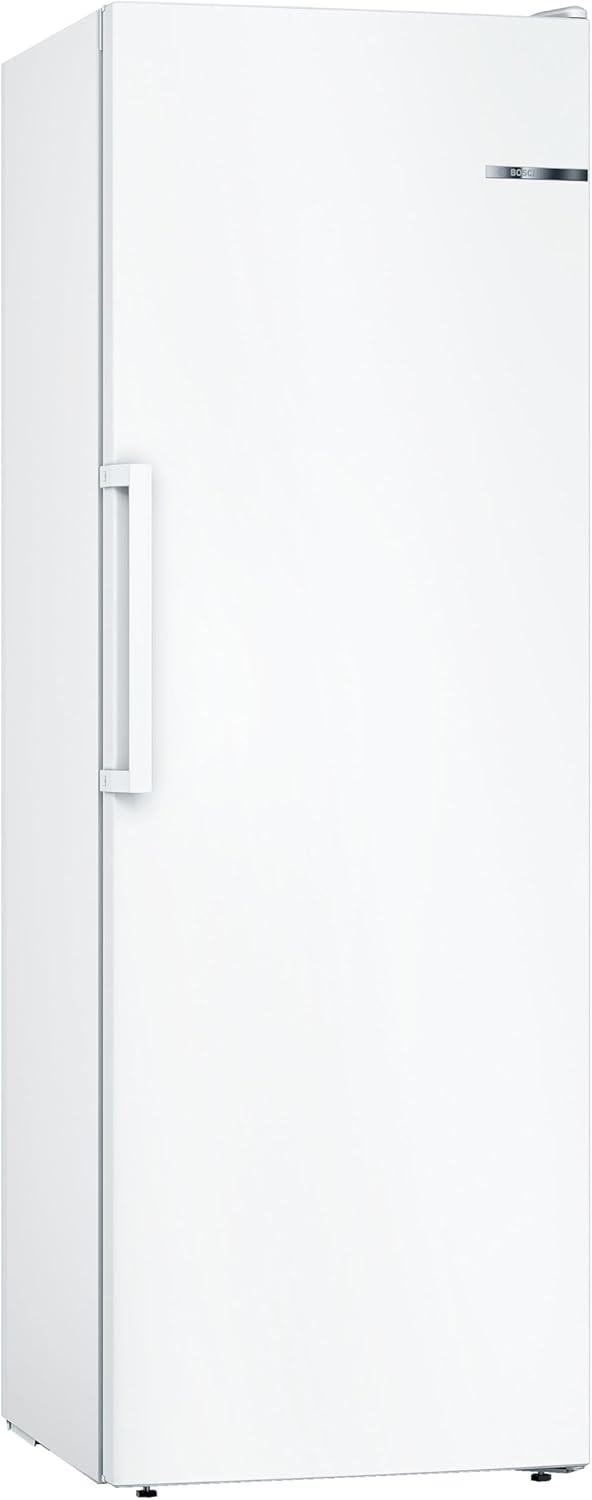 Congelador vertical de libre instalación Bosch GSN33VWEP Serie 4, 225 L, 4 cajones de congelación, 176 x 60 cm, Blanco
