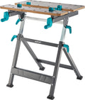 Wolfcraft Master 650 Ergo Stół Zaciskowo-Roboczy, Antracytowy/Szary, 650 x 720 x 950 mm
