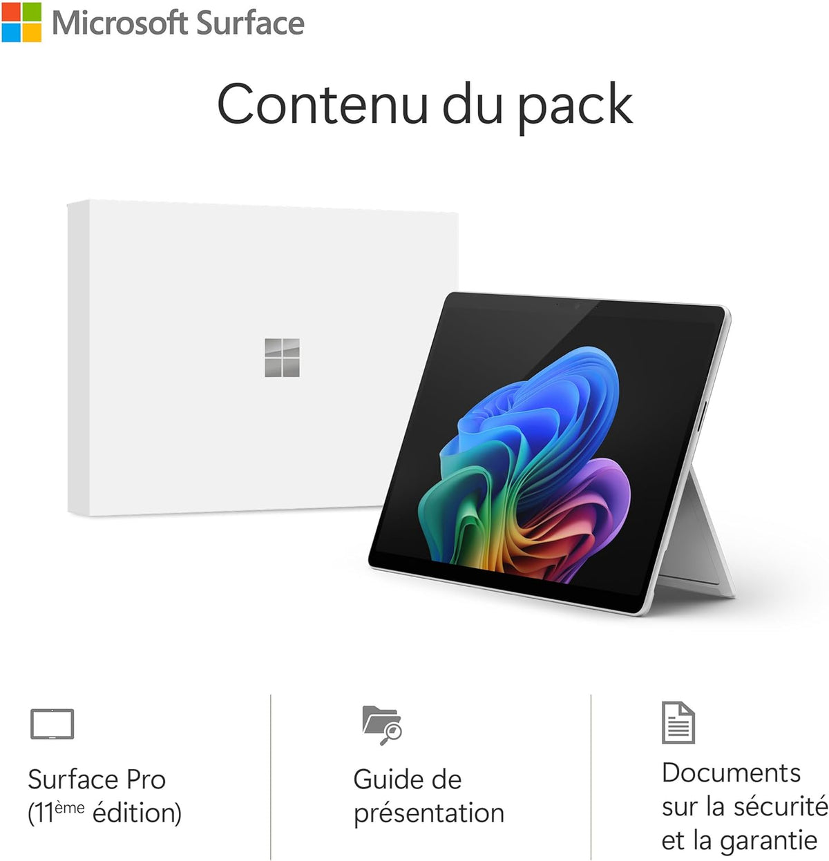 Microsoft Surface Pro (Cargador no incluido) | PC Copilot+ | Pantalla táctil de 13” | Snapdragon® X Plus | 16 GB de RAM | SSD de 256 GB | Último modelo, 11.ª edición | Platino