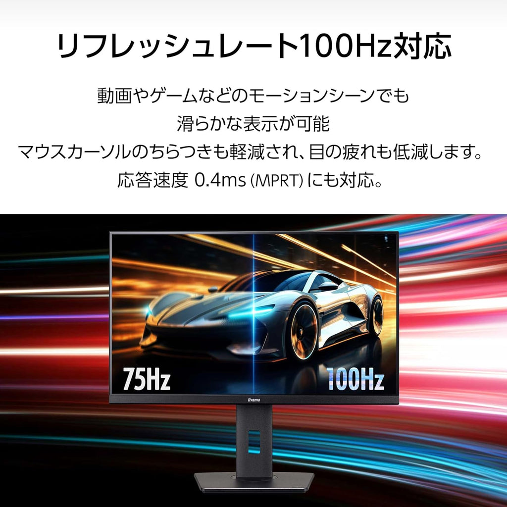 iiyama XUB2792HSU-B6-27,IPS,1920x1080/100Hz,1H1DP,soporte regulable en altura