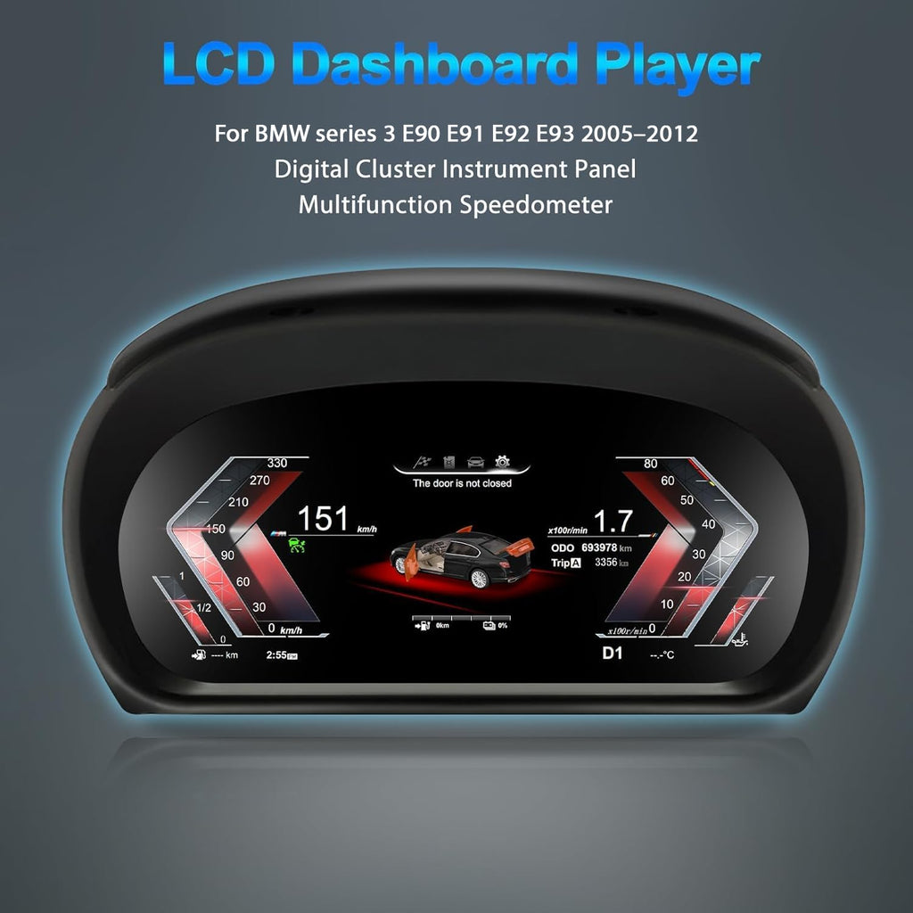 Cuadro de instrumentos digital LCD de repuesto para BMW Serie 3 E90 E91 E92 E93 2005-2012