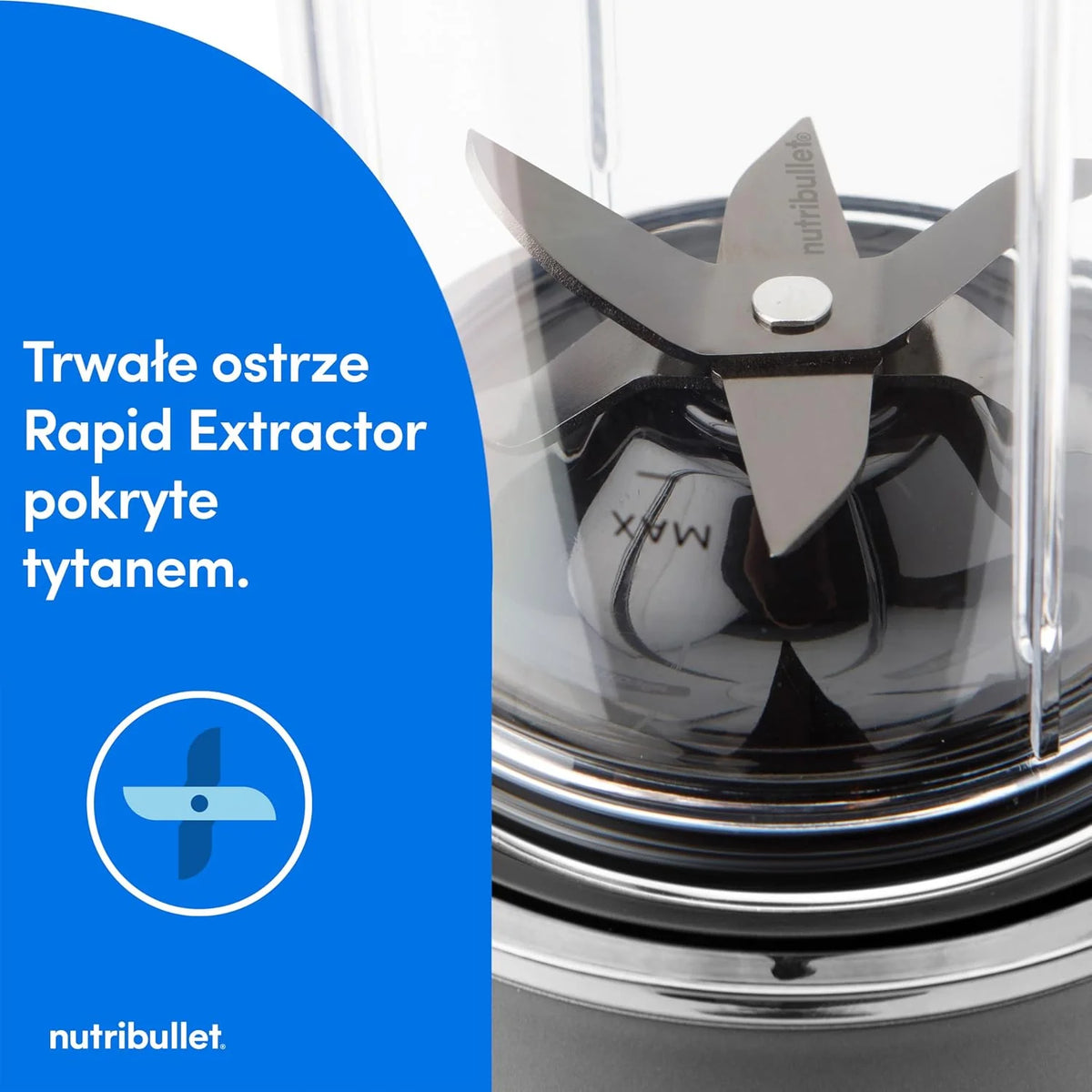 Nutribullet 1000, Blender Elektryczny, Rozdrabniacz, Blender Wielofunkcyjny, Moc 1000 W, Szklanka 900 Ml W Tritan Renew, Cichy i Intuicyjny, Dotykowy i Podświetlany Interfejs