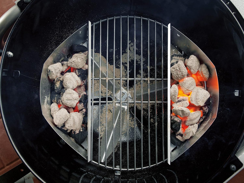 Barbacoa de carbón Weber Master-Touch, 56 cm, color marfil
