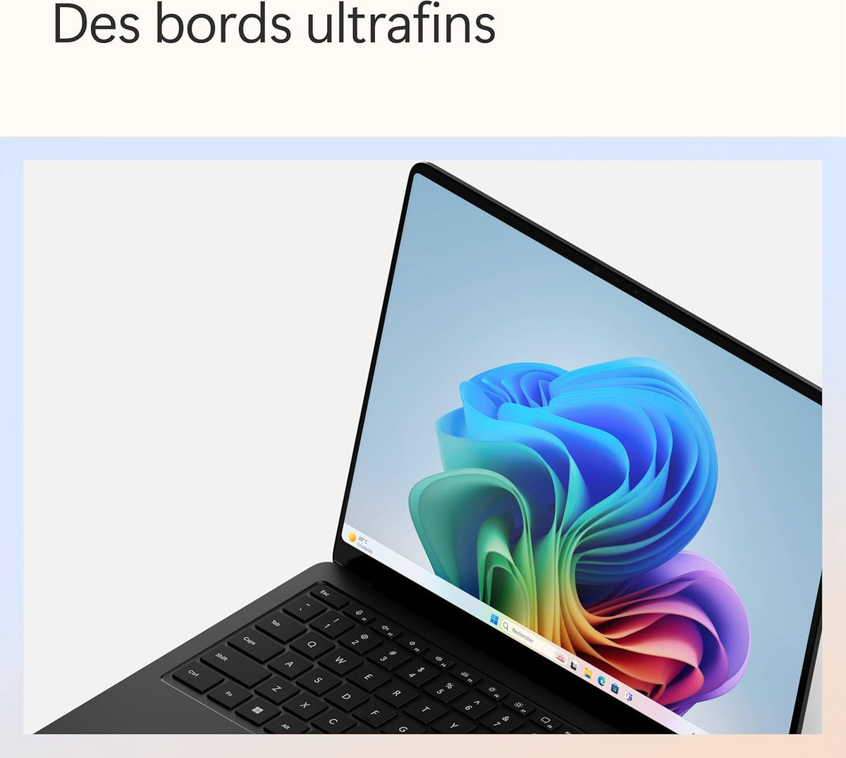 Microsoft Surface Laptop | PC Copilot+ | Pantalla táctil de 13,8” | Snapdragon® X Elite | 16 GB de RAM | SSD de 1 TB | Último modelo, 7.ª edición | Negro