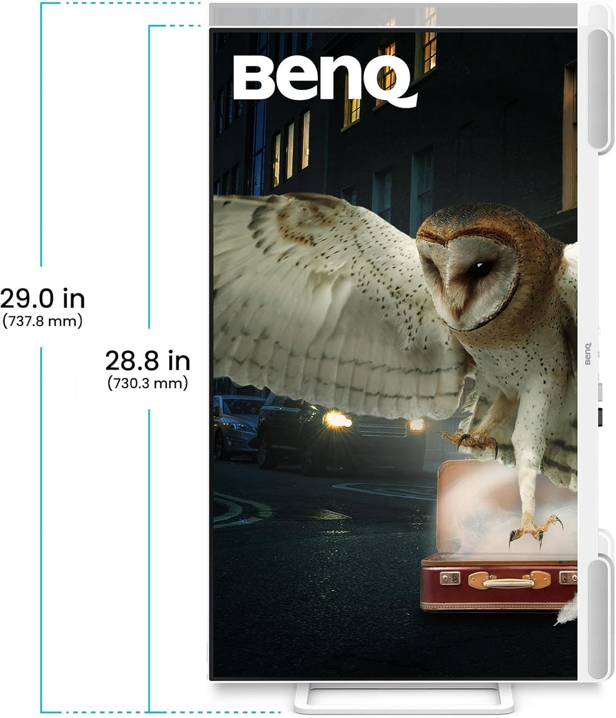 Monitor BenQ EW3290U 4K, 32", 3840x2160, 98% P3, tecnología exclusiva AI Contrast, altavoces 2.1 integrados con subwoofer, puerto USB-C, 3 puertos HDMI, diseño ergonómico, tecnología Eye Care