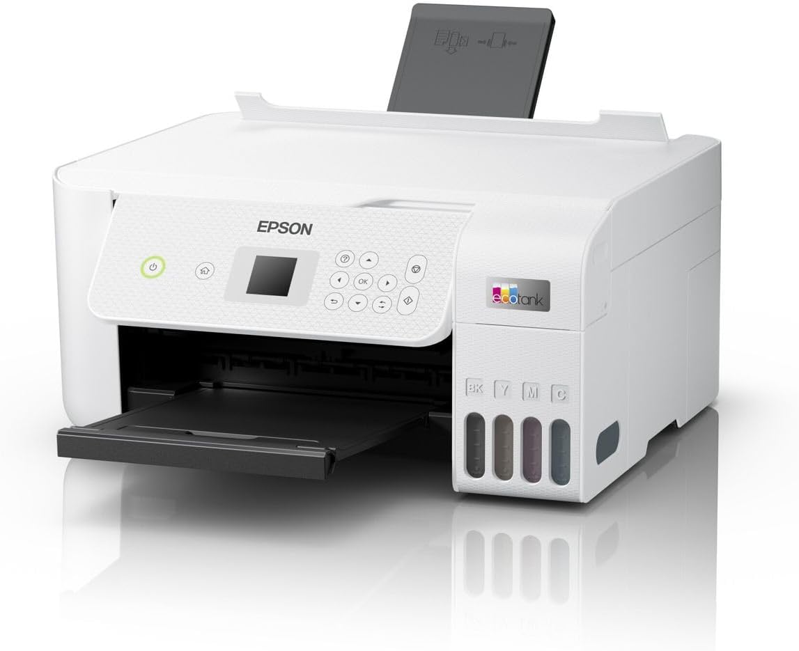 Impresora multifunción de inyección de tinta Wi-Fi Epson EcoTank ET-2826 A4, con un suministro de tinta incluido de hasta 3 años