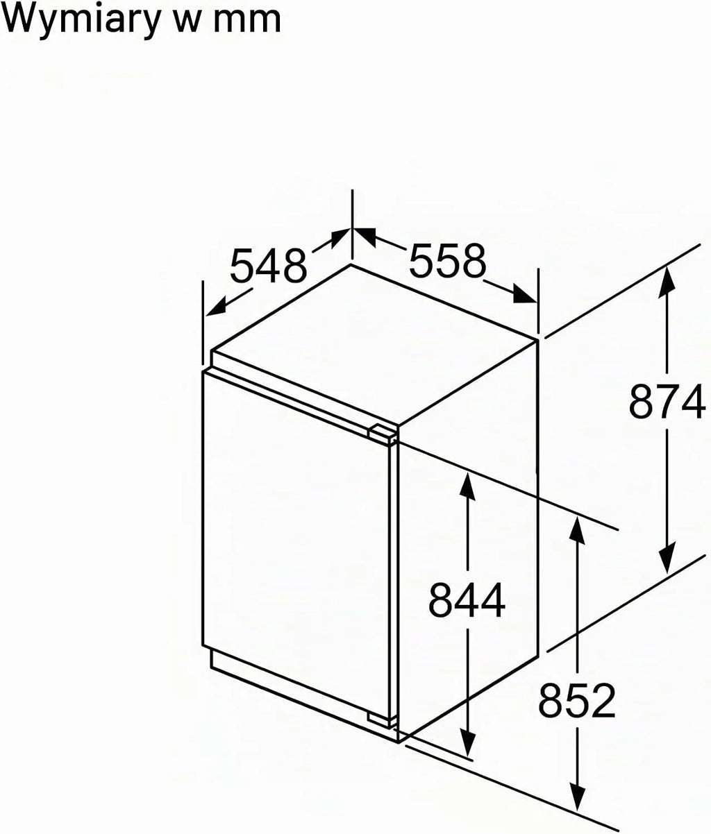 SIEMENS KI21RADD1 lodówka do zabudowy iQ500, wbudowana lodówka bez zamrażarki 87,4 x 56 cm, chłodzenie 136 l, HyperFresh Box, oświetlenie LED, superCooling, autoAirflow