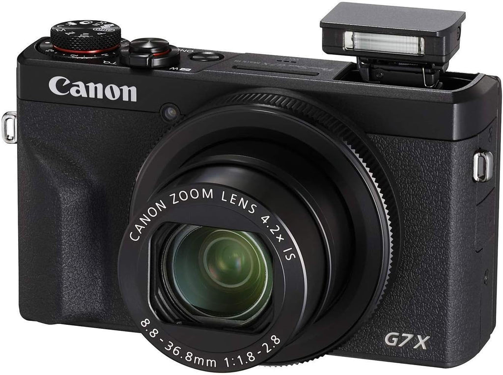 Canon PowerShot G7 X Mark III Negra – Cámara digital compacta 4K con conectividad Wi-Fi (3637C001)