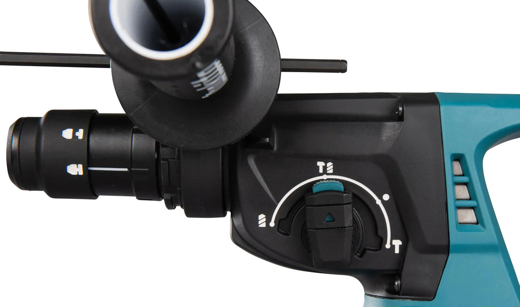 Martillo combinado a batería Makita DHR243Z de 18 voltios con SDS Plus, sin batería, sin cargador y sin sistema de extracción de polvo