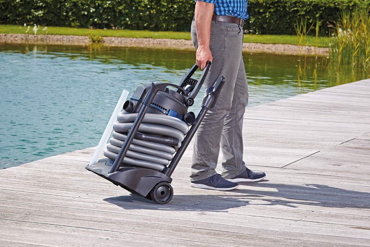 Oase 37102 PondoVac 3, 1600 W, 4000 l/h - Aspirador de lodos para estanques, aspirador para piscinas para una limpieza rápida del fondo, tratamiento de agua, para todo tipo de estanques y uso doméstico