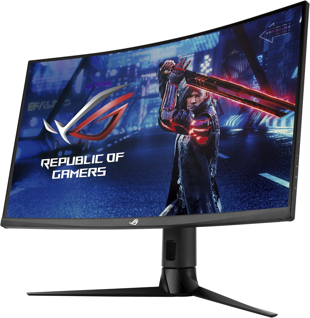 ASUS ROG XG32VC - Monitor gaming para eSports de 31,5" WQHD - Panel VA curvo - 1 ms - 170 Hz - 2560 x 1440 - 400 cd/m² - 125% sRGB - 90% DCI-P3 - DisplayPort, HDMI, USB 3.0 y USB-C - ELMB Sync - HDR 400