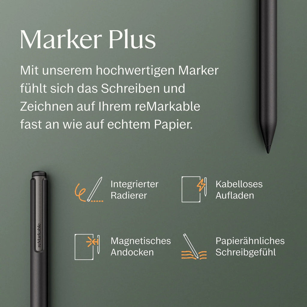 Remarkable Paper Pro con Marker Plus, cuaderno de tinta electrónica de 11,8 pulgadas con pantalla a color y luz de lectura para pensar, escribir y leer