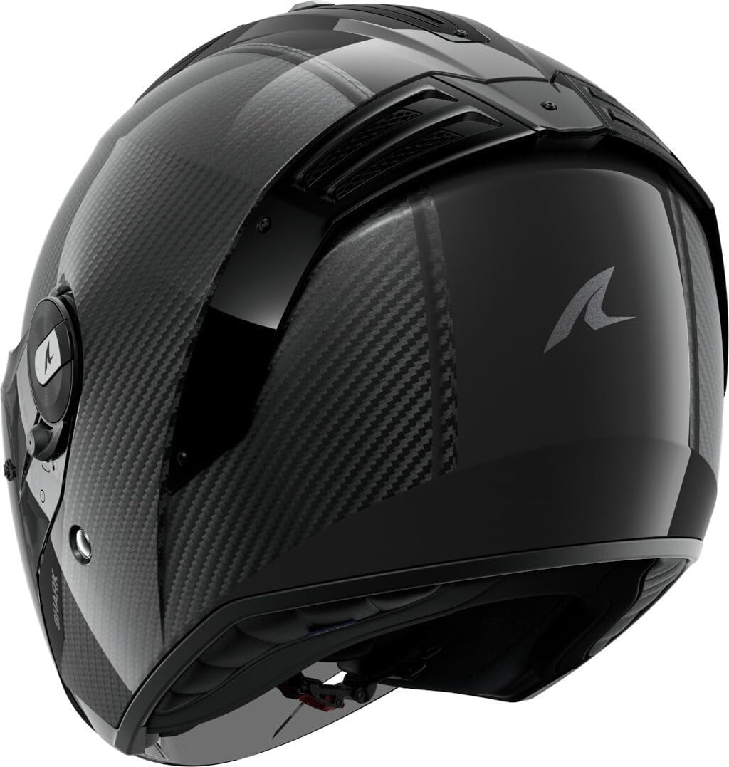 SHARK, Casco de moto jet RS JET CARBON SKIN Negro Carbono DKD, M