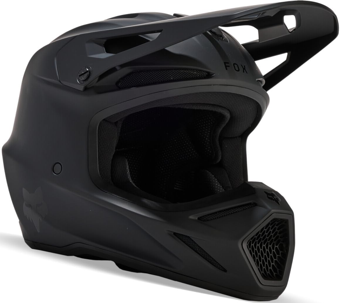 Casco de motocross Fox V3 Solid – Negro mate
