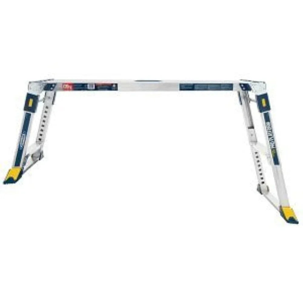 Plataforma de trabajo ajustable Work & Access 79023 de aluminio, altura ajustable, plataforma antideslizante