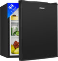 Mininevera Bomann con 58 litros de capacidad útil | Frigorífico pequeño con 2 estantes de cristal extraíbles | Minibar con regulación de temperatura continua y sentido de apertura de puerta reversible | KB 7347 negro