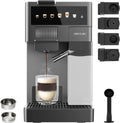 Cecotec Ekspres do kawy espresso, ekspres do kawy FreeStyle Latte T. 1350 W, 20 bar, zbiornik na wodę 1,6 l i 400 ml mleka, kompatybilny z kawą mieloną, Dolce Gusto, Nespresso i K-Fee