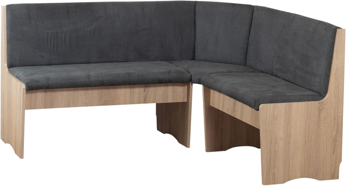 Conjunto de banco esquinero genérico Hamburg VEDUTI (roble Sonoma)
