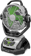 Ventilador oscilante EGO Power+ FN1000 con 6 modos de velocidad, 3 modos de oscilación, 3 modos de nebulización, batería y cargador no incluidos, 25,4 cm, 1700 CFM, 20 MPH